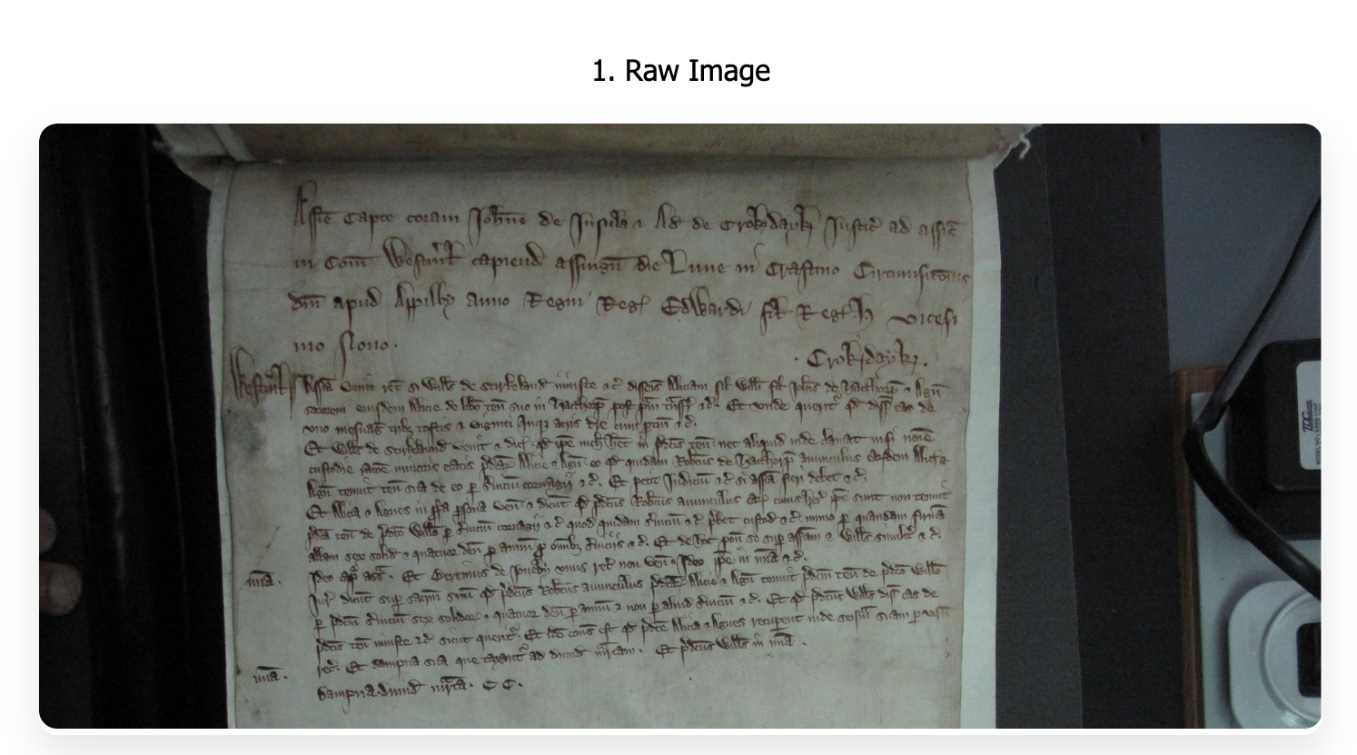 Example of different hands that should be separated